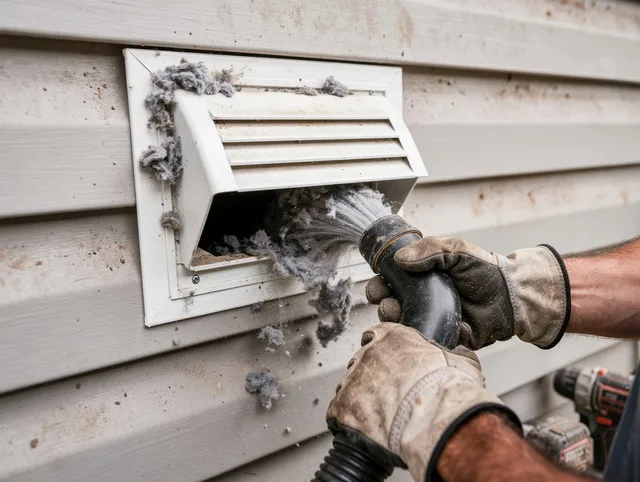 Professional dryer vent cleaning by Duarte Dryer Vent Cleaning in Duarte