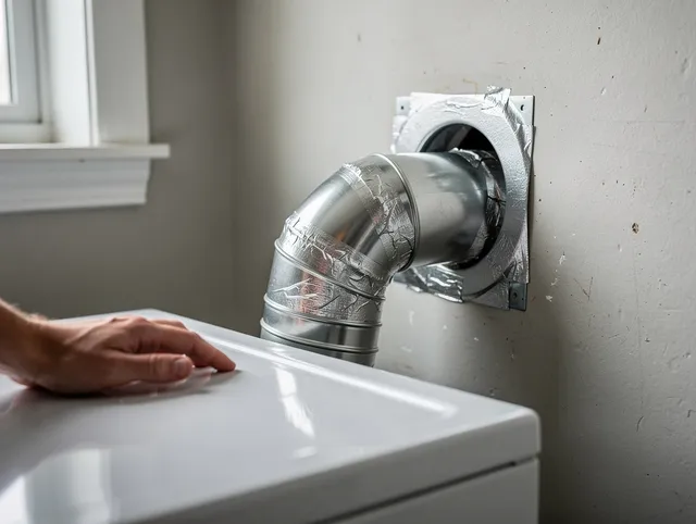 Duarte Dryer Vent Cleaning expert performing professional dryer vent repair and installation in Duarte