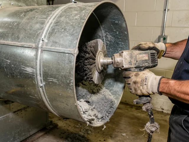 Industrial-grade dryer vent cleaning by Duarte Dryer Vent Cleaning in Duarte